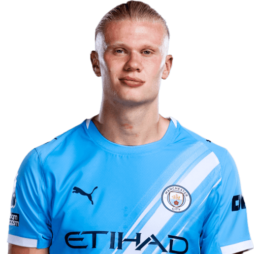 Erling Haaland cutout photo