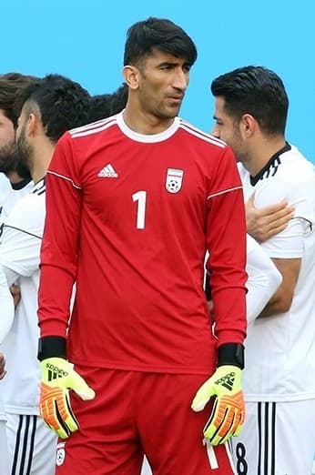 Foto ritagliata di Alireza Beiranvand
